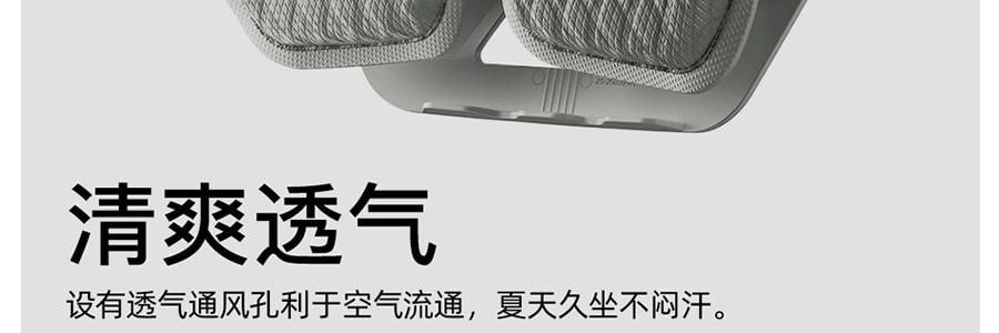 BKT 人体工学汽车腰靠 针空灰 【双背环抱】【高度可调】 · 详情图 23