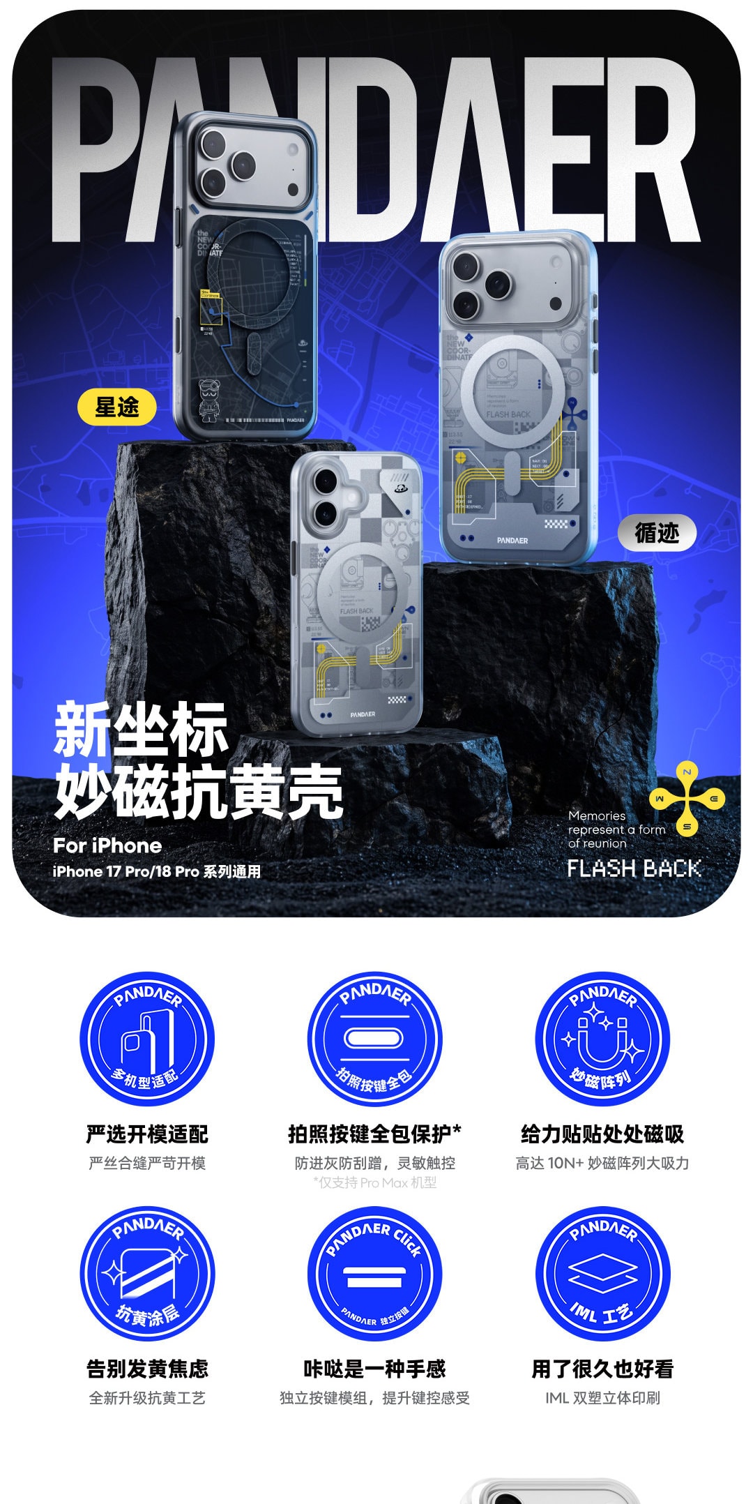 PANDAER 苹果手机壳【 iPhone 17 Pro Max】雪人大冒险|精孔(磁吸)1个 · 详情图 4