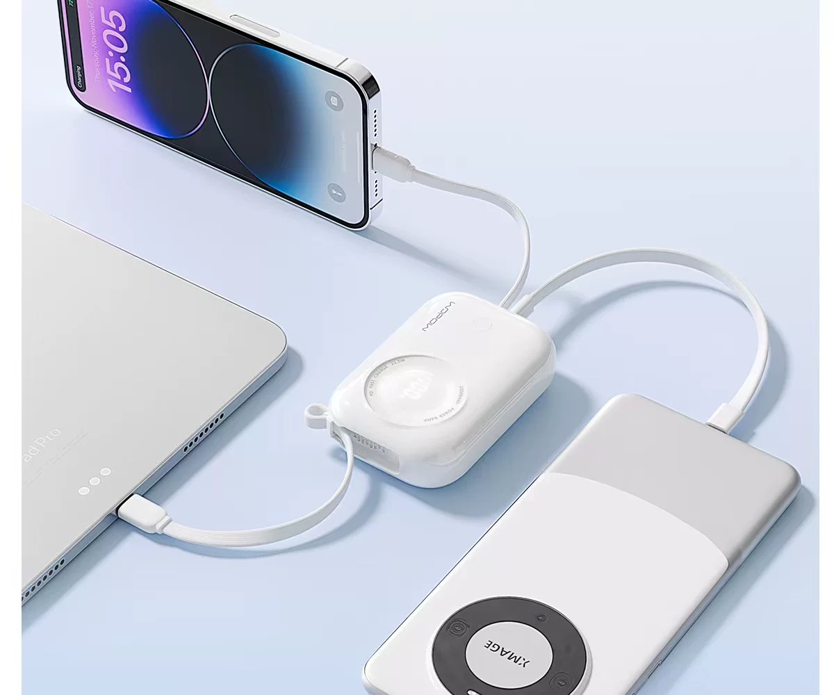 沃品 迷你小相机充电宝1个樱花粉 10000mAh 自带双线 智能控温 · 详情图 17