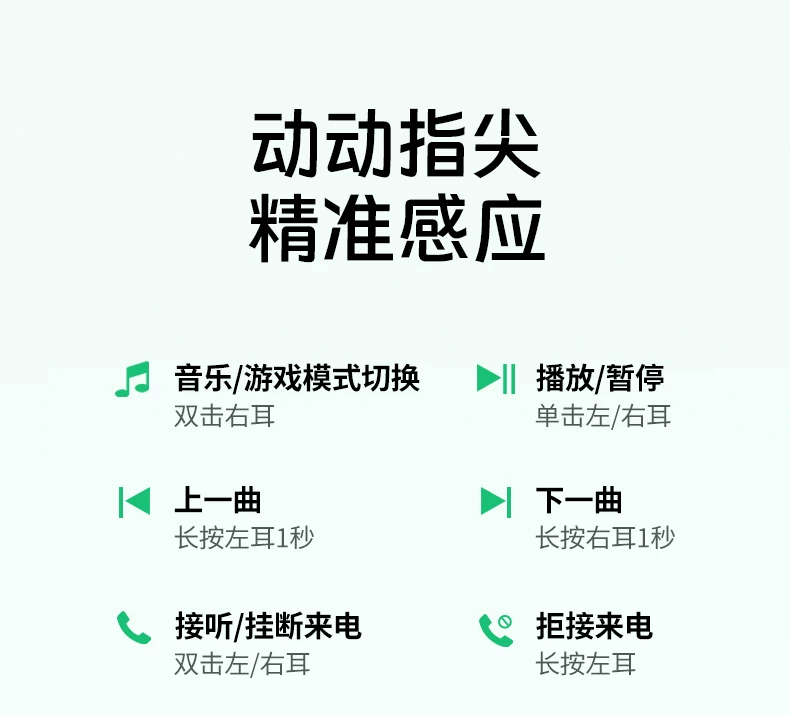 绿联 蓝牙耳机 白色1付 【耳夹式-运动跑步不掉】无线气传导不入耳运动跑步适用苹果安卓华为通用小米三星等手机 · 详情图 34