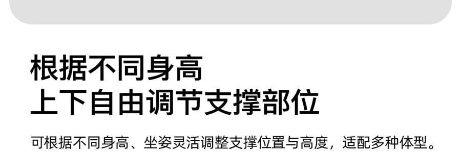 BKT 人体工学汽车腰靠 针空灰 【双背环抱】【高度可调】 · 详情图 15
